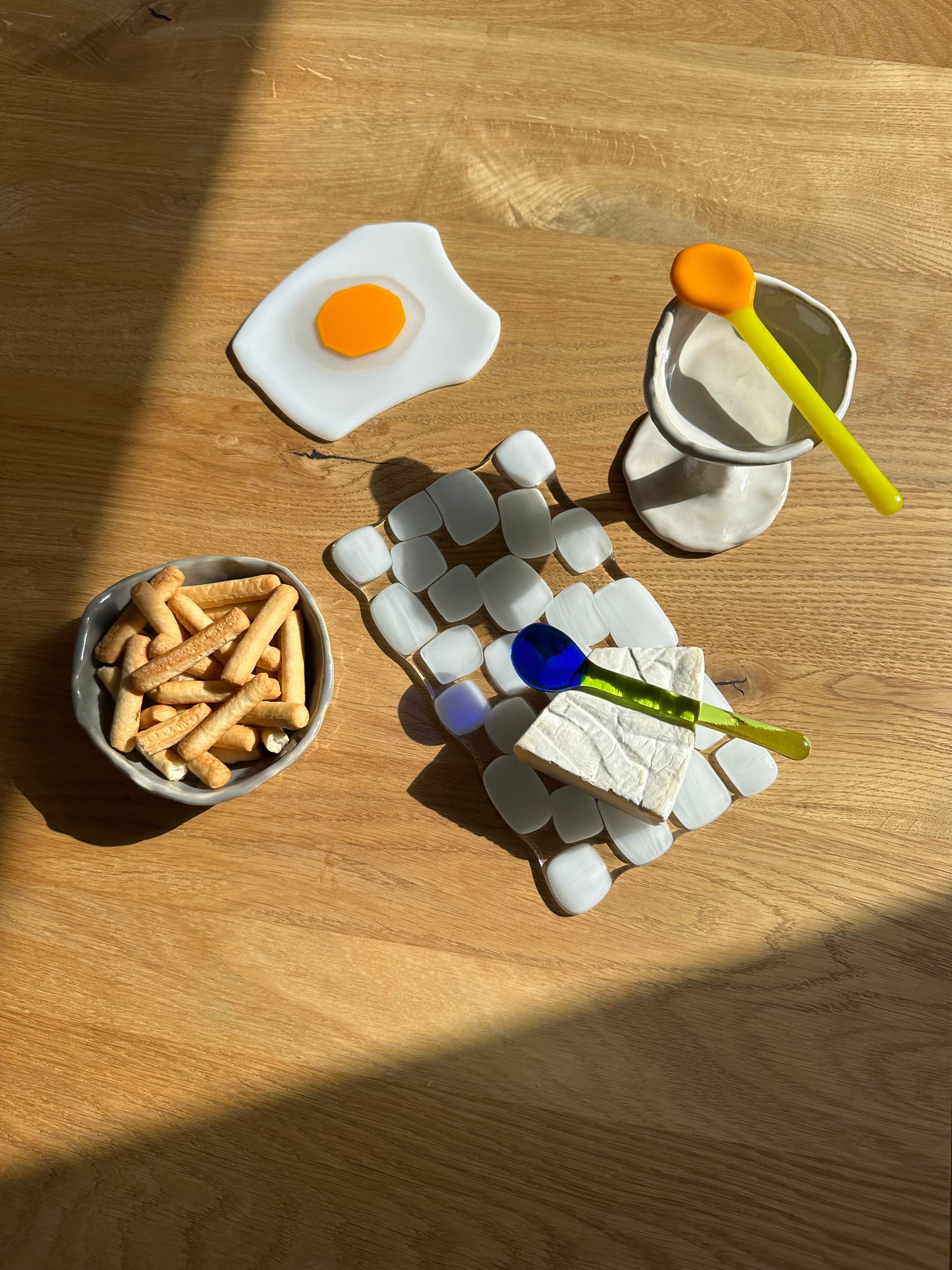 Borrelplank blocks rood