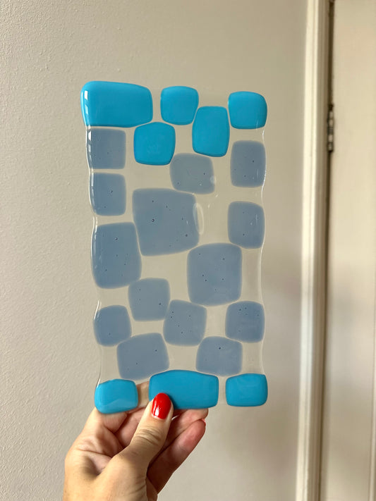 Borrelplank lichtblauw