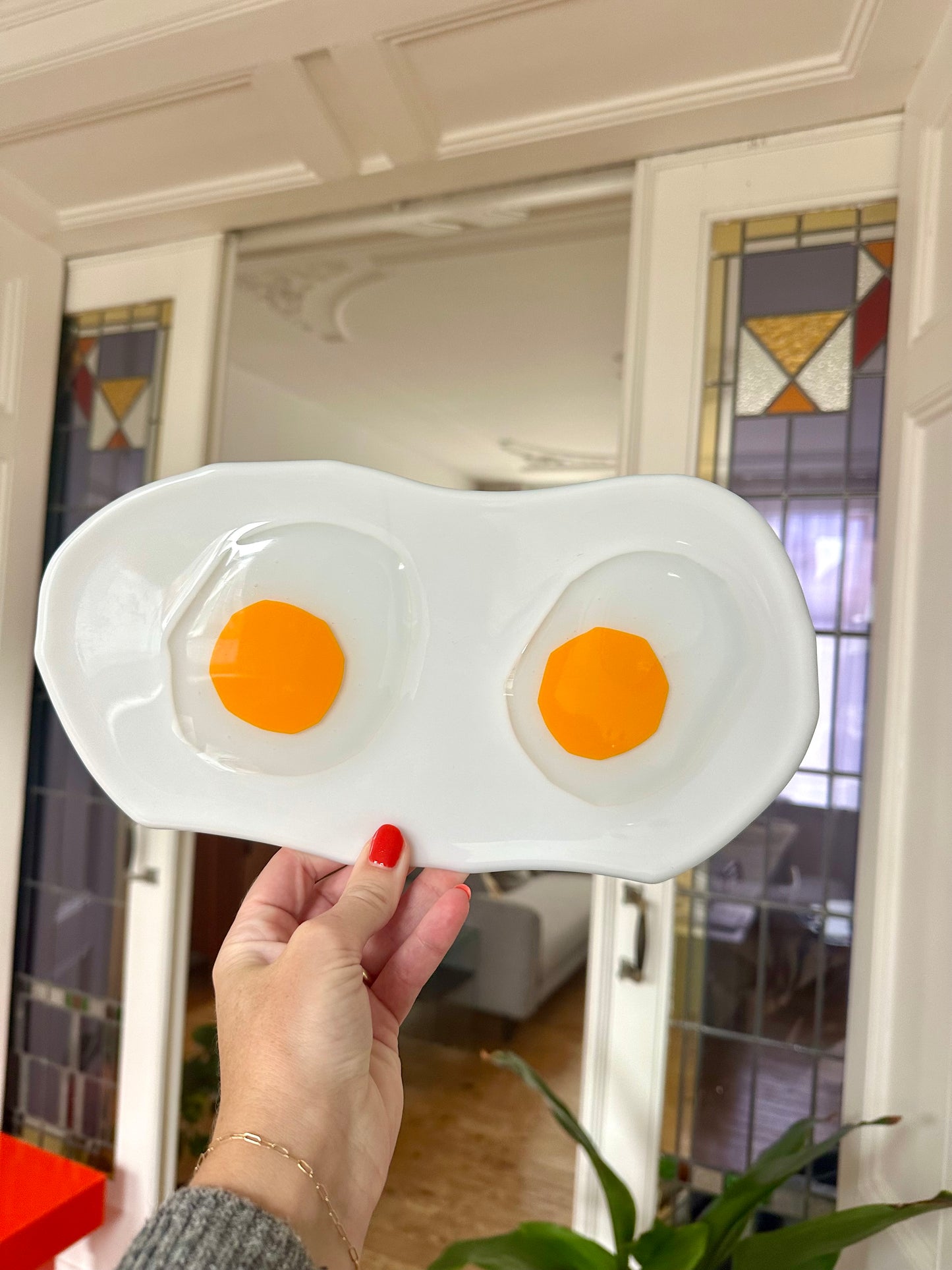 Ei XXL met dubbele dooier